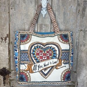 Brighton Tote “Believe In Love” NIB